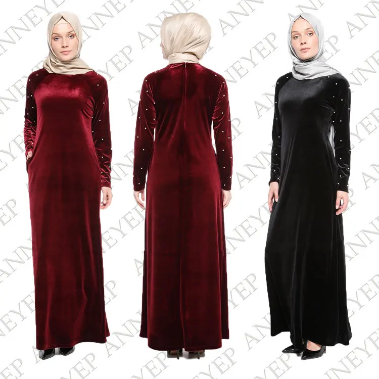 

New Muslims Women's Dress Loose Gown, Saudi Turkey Abaya