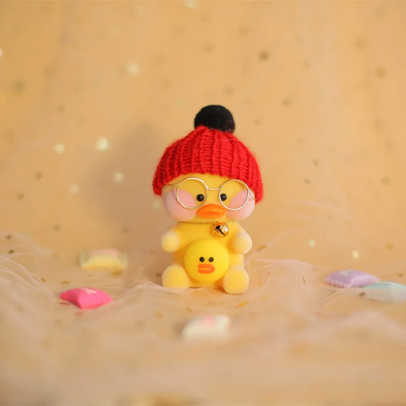 8 см Kawaii LaLafanfan кафе утка кулон брелок мультфильм Милая автомобиль Декор животные