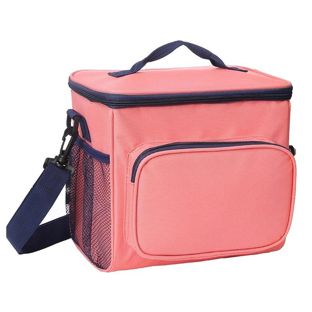 16L Thicken Folding Fresh Keeping Waterproof Nylon Lunch Bag Cooler Bag for Steak Insulation Thermal Bag Insulation Ice Pack