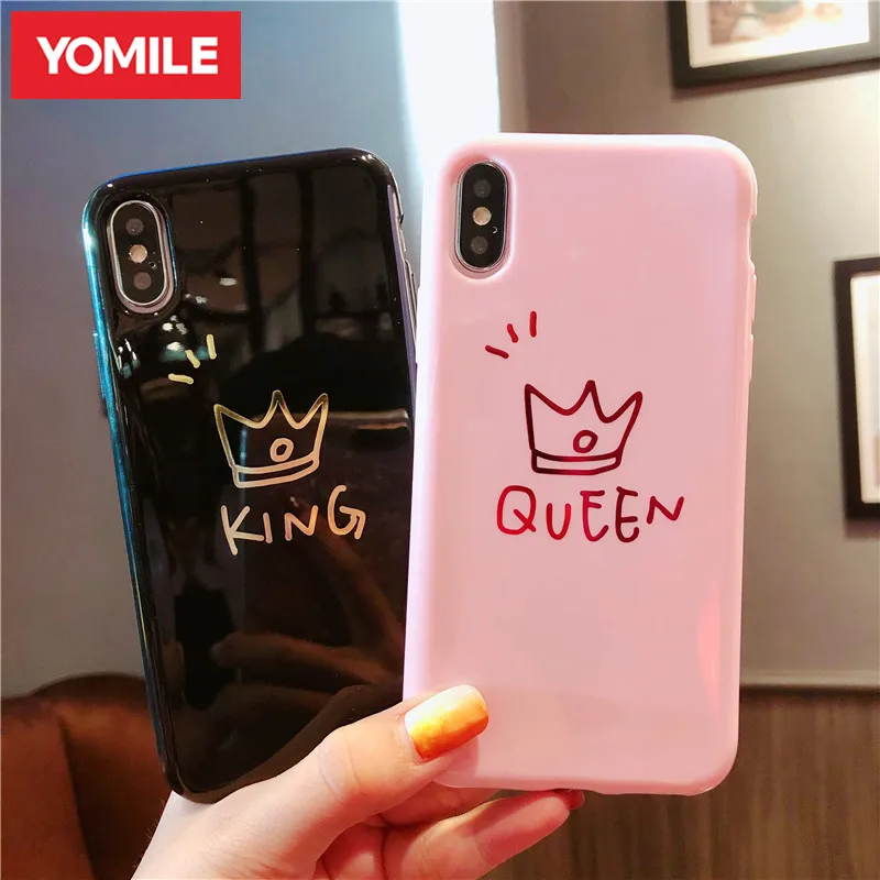 YOMILE Case For iPhone 7 Plus X XS XR Max Case Glossy