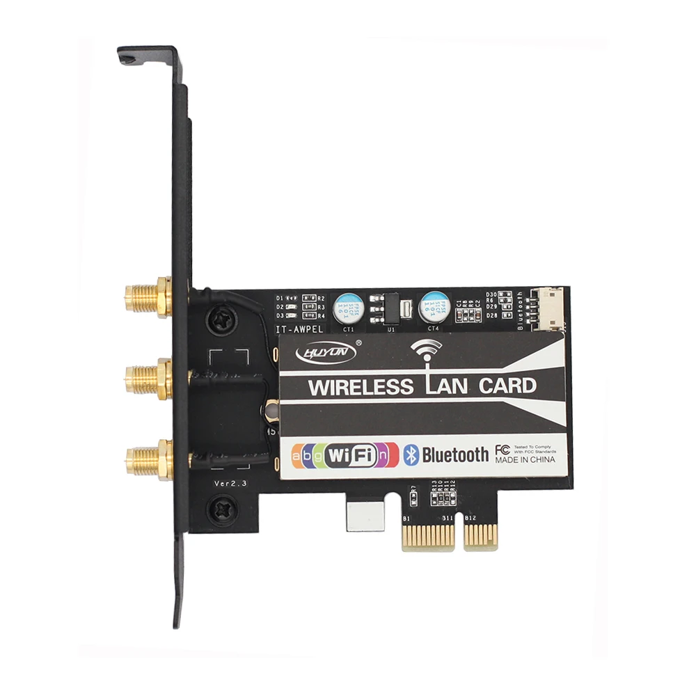 BCM94331csax 802.11N WiFi+ Bluetooth 4,0 PC настольная WLAN карта Pci-e 1X~ 16X адаптер для Broadcom Mac OS и 6DB двухдиапазонная антенна