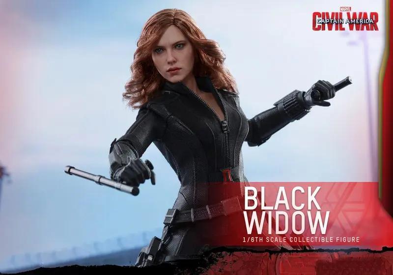 HT горячие игрушки MMS365 1/6 Капитан Америка 3 Civil War Black Widow 5,0 1" Коллекционная фигурка