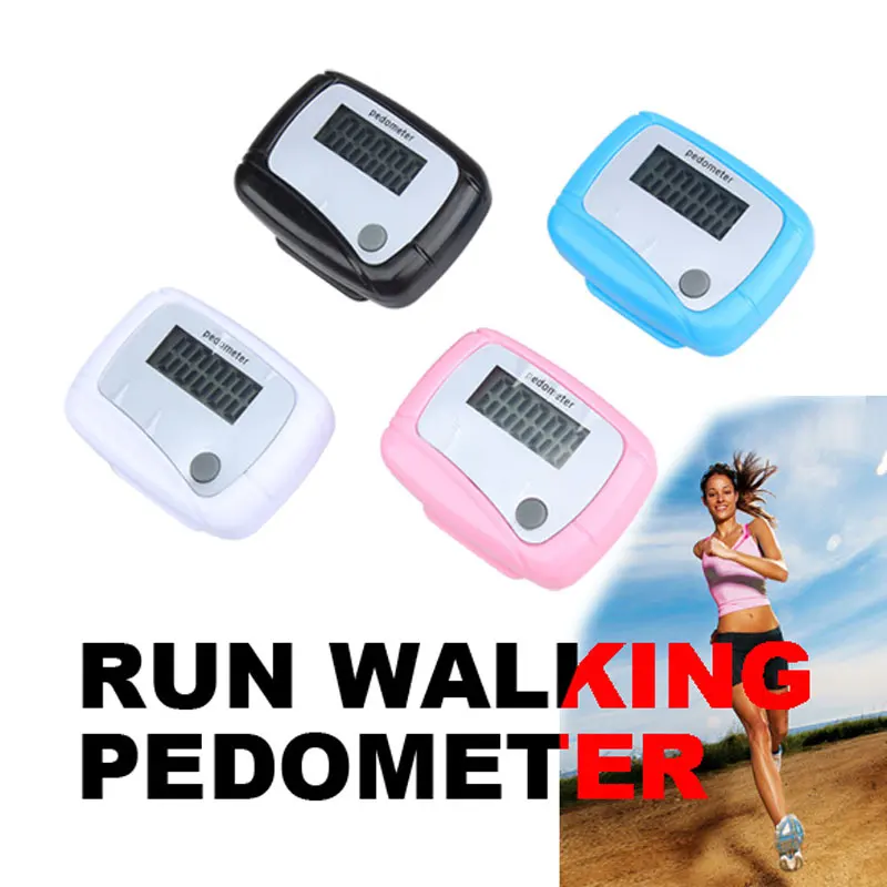 Digital LCD Display Walking Pedometer Outdoor Sports Distance Calorie