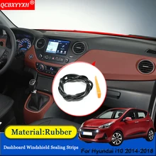 Автостайлинг резиновые анти-звуконепроницаемые не пропускающие шума пылезащитные панели автомобиля Лобовое стекло уплотнительные полосы аксессуары для hyundai i10