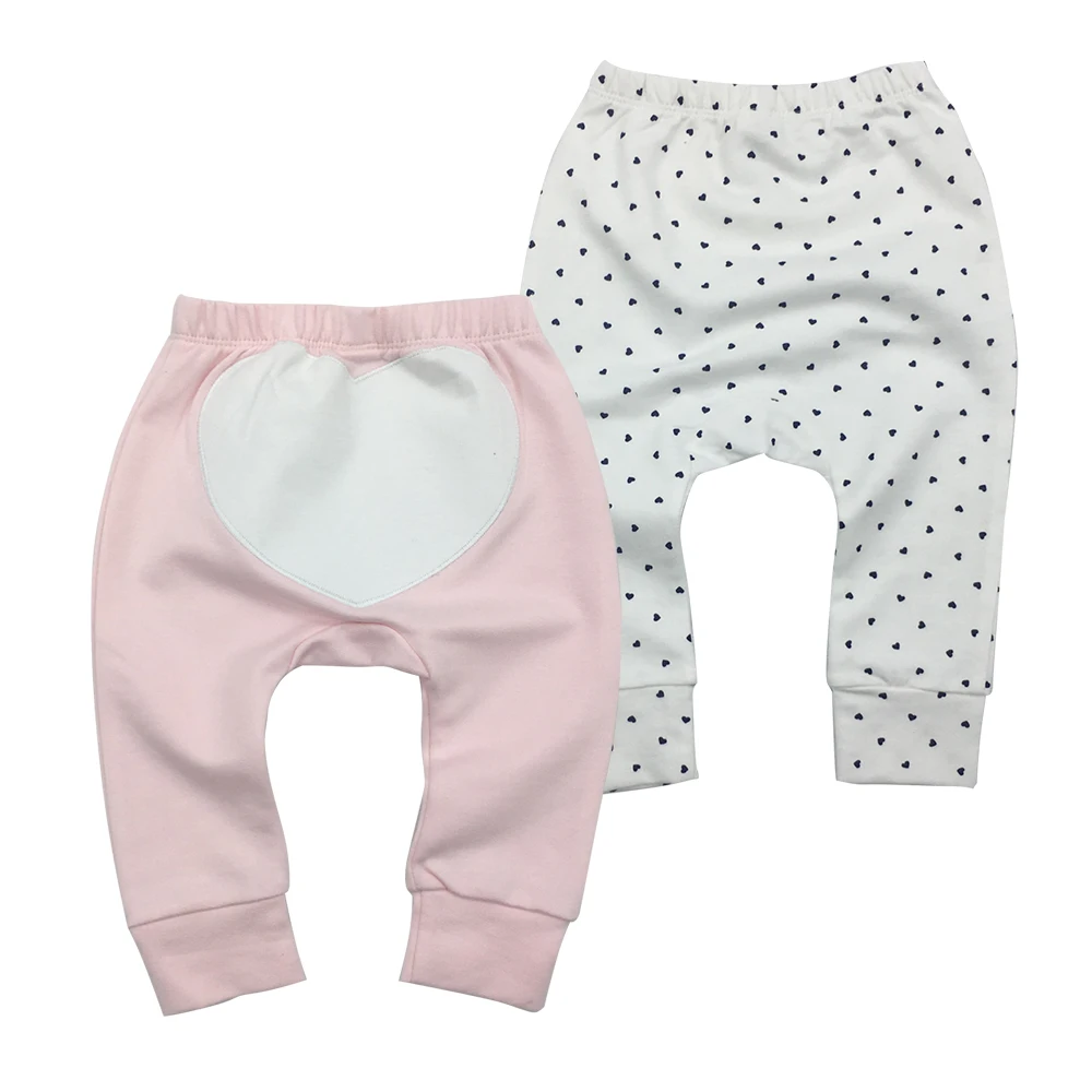 Штаны-шаровары для новорожденных; Kawaii; Штаны для маленьких мальчиков и девочек; леггинсы; хлопковые брюки; утепленные брюки без косточек