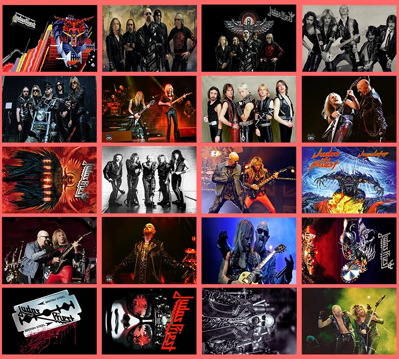 Lanchenyi ручная работа рок группа Judas Priest Классическая серия стикер 20/шт ПВХ