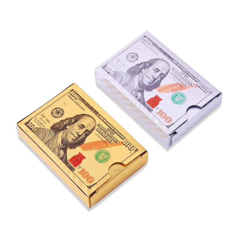 Золотые пластиковые игральные карты водонепроницаемый ПВХ покер креативная коллекция долговечный подарок игровые карты пластиковые покерные карты