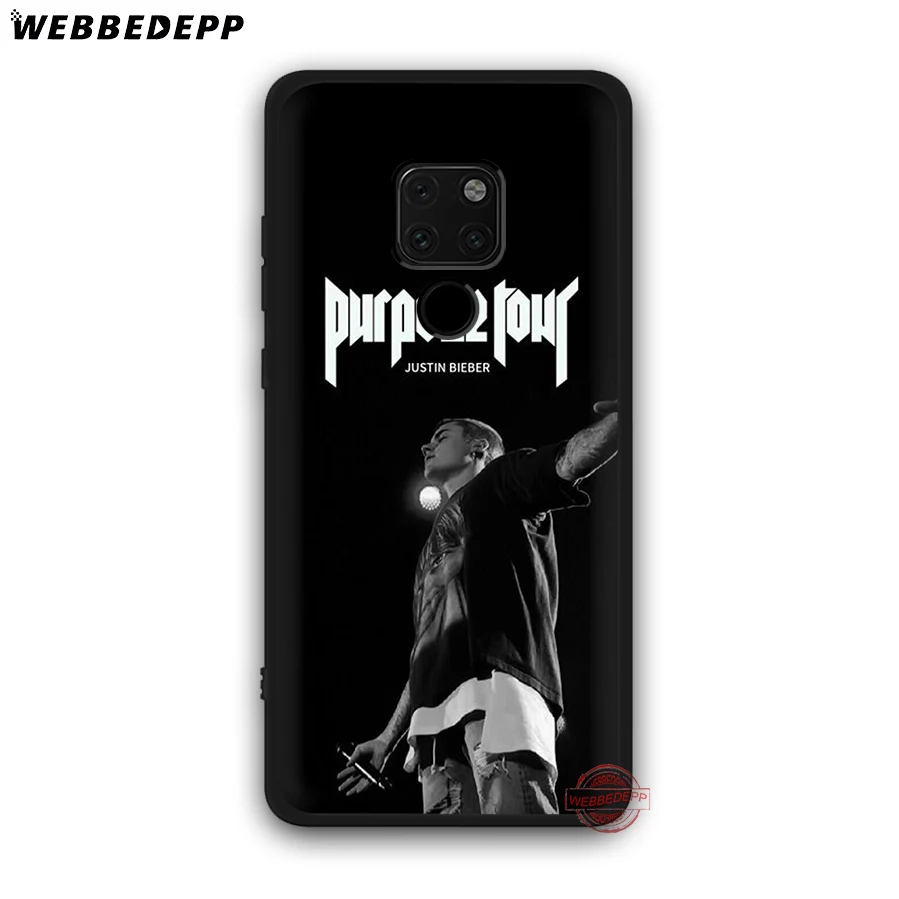 WEBBEDEPP Justin Bieber Purpose Super Soft Silicone Case for Huawei Mate 10 20 Pro Nova 2i 3 3i 4 Lite