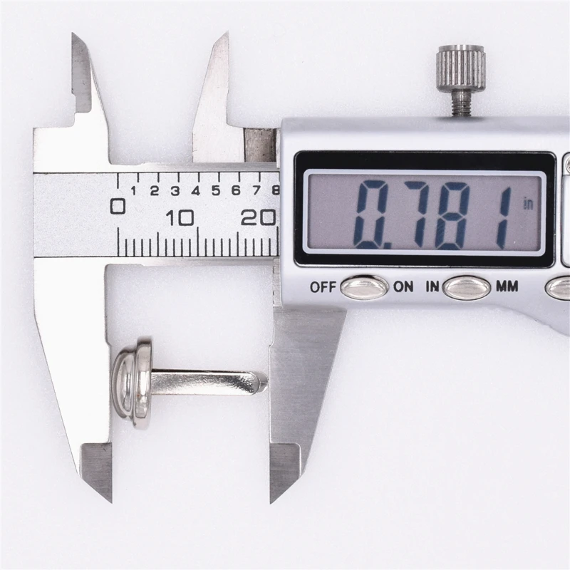 50 шт. 12 мм никель покрытием изделия из металла ножки для сумочки заклёпки шпильки пирсинг для кошелек сумки рокерские заклепки кожаная сумка DIY ремесла