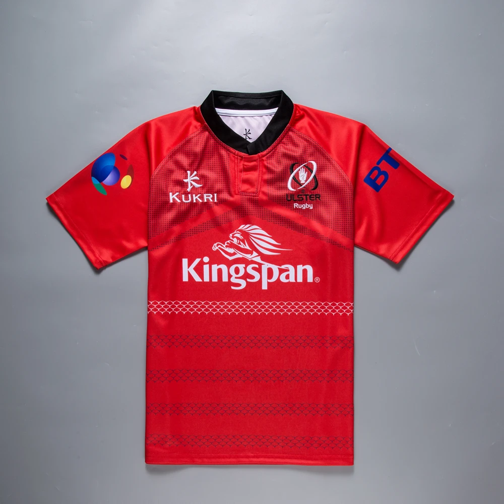 أفضل جودة 2019 ulster قميص كرة قدم أمريكية مصنوع من الصوف المنزل بعيدا kukri قميص ULSTER الوطني فريق الدوري جيرسي الترفيه قمصان رياضية S-3XL