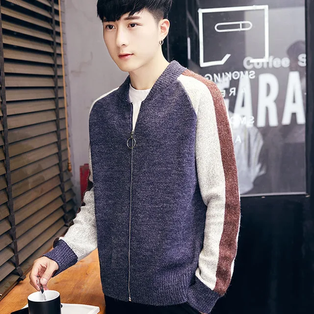 Aliexpress.com : Buy Men sweater cardigan zipper 2017