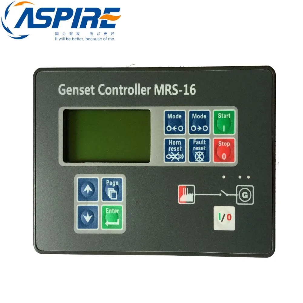 New Automatic Generator Genset Controller MRS16 Generator Controller Auto Start Control Module new smartgen controller genset controller generator controller hgm1770