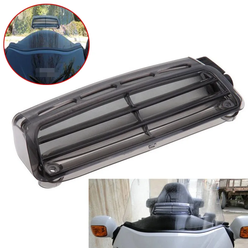

Motorcycle Smoke Screen Windscreen Windshield Air Vent Case Fit for Honda Goldwing GL1800 2004-2016 05 06 07 08 09 10 11 12 13