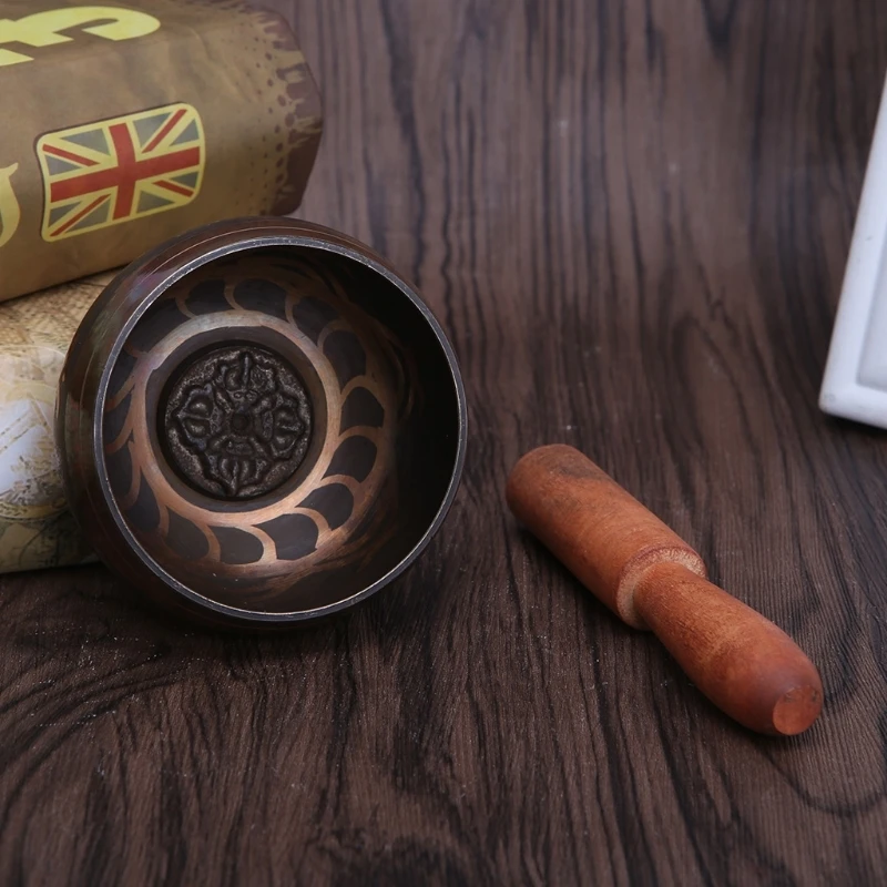 Tibetan Singing Bowl Buddhism Hand Hammered Yoga Copper Chakra Meditation Gift Tibetan Singing Bowl Buddhism Hand Hammered Yoga Copper Chakra Meditation Gift