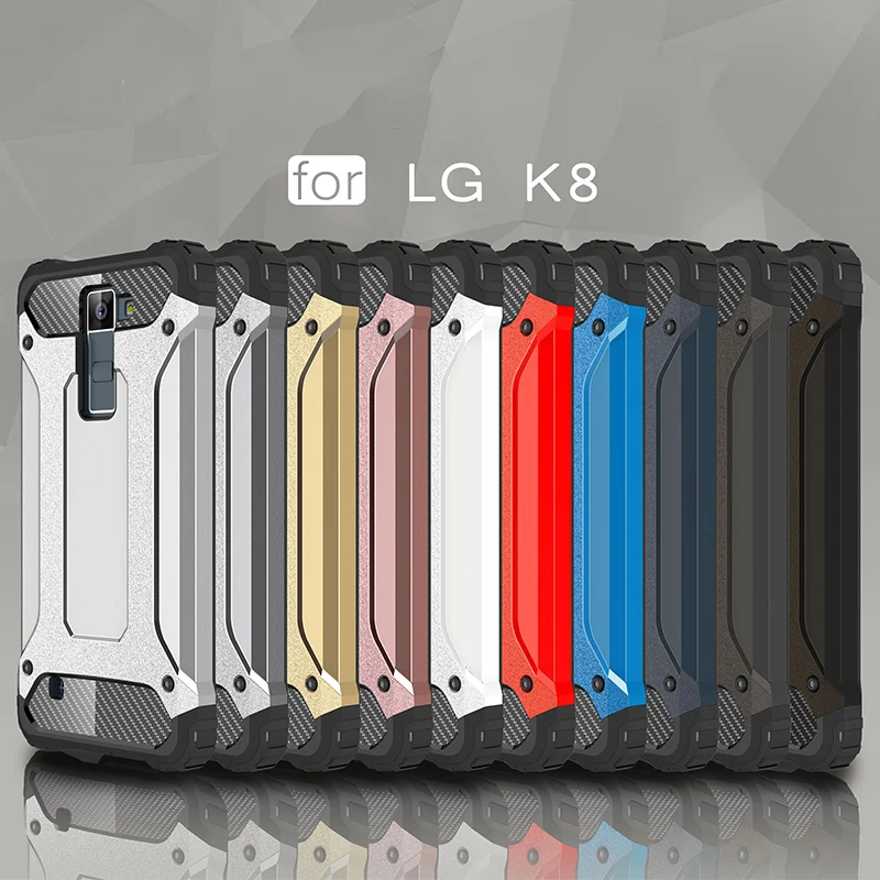 Чехлы для LG K8 2017X300 M200N X240 MS210 US215 M210 M160E чехол телефона K 8 LGK8 2017 TPU + PC комбинированный