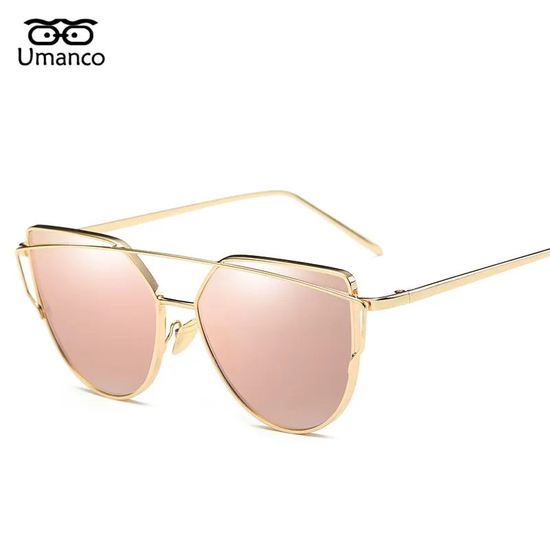 Umanco ретро модные солнцезащитные очки для женщин кошачий глаз солнцезащитные очки мужской зеркало солнцезащитные очки мужские очки
