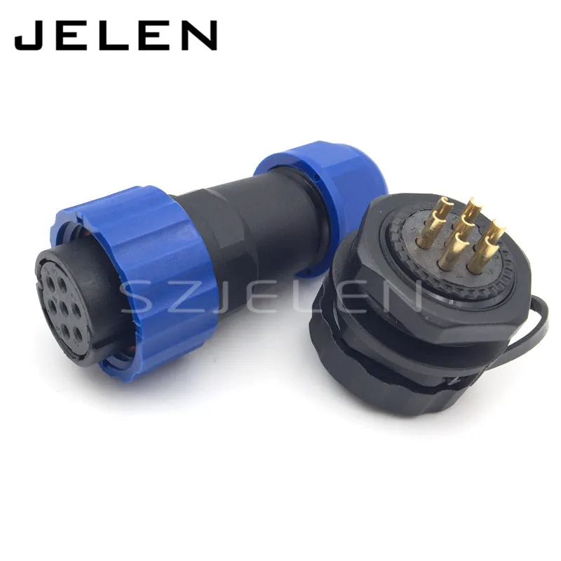 Buy SD20TP ZM, Screw Fixing waterproof connector 7 pin