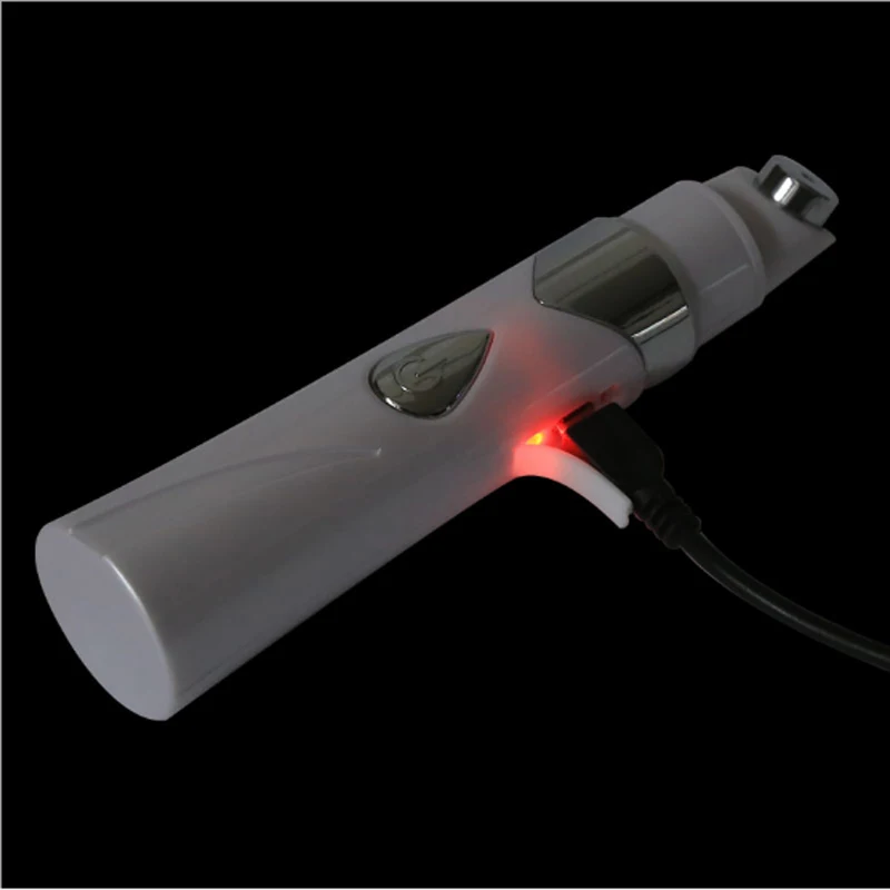 От акне лазерная ручка портативное удаление морщин машинический голубой свет массажер для лица шрам удаление морщин, акне USB зарядка