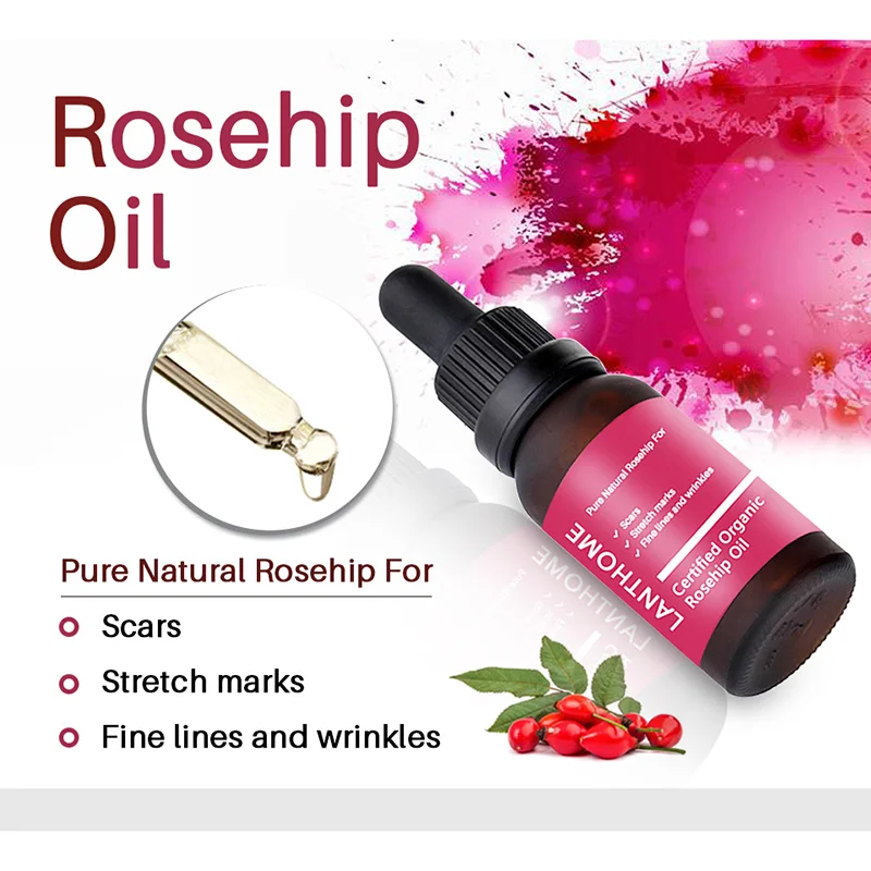 Online Minyak Rosehip Pelembab Kulit Perawatan Jerawat Bekas Luka Stretch Mark Removal Minyak Esensial @ ME88