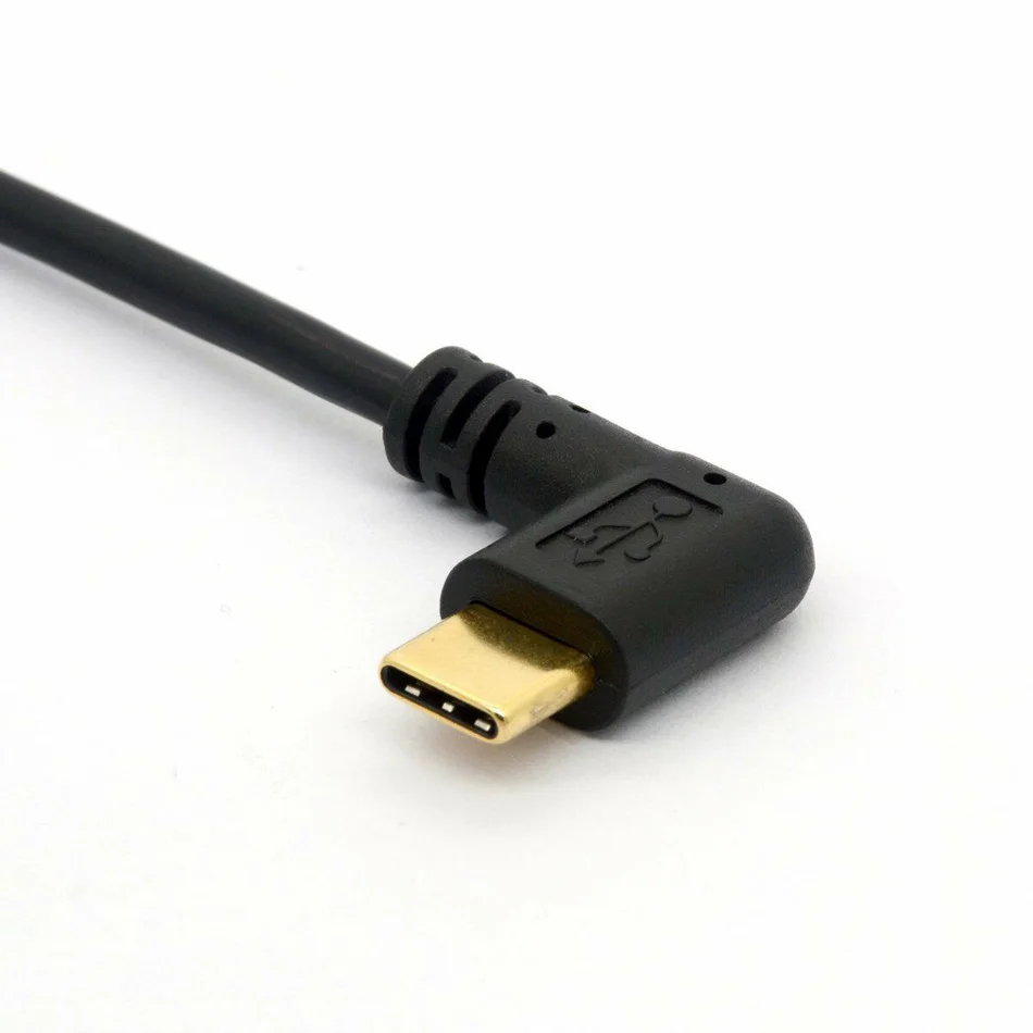 USB кабель для синхронизации данных и зарядки 25 см длина 2 0 (Type A) Type C левый правый