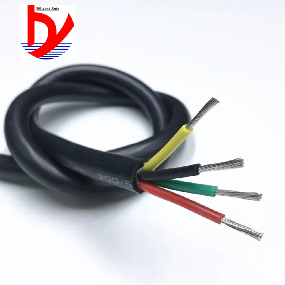  2-core 3-core 4-core heat-resistant high-temperature cable Multi-core soft silicone wire 22AWG 20AW