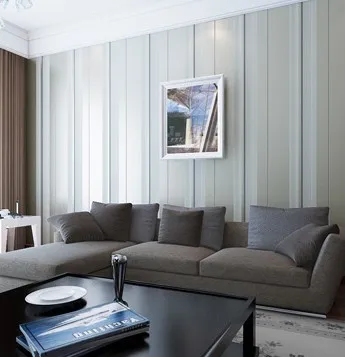 

elegant stripe brief modern non-woven wallpaper sale wall