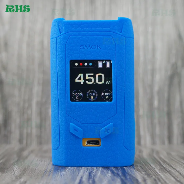 RHS поступление силиконовый защитный чехол рукав для Smok R-Kiss 200 W красочный выбор комплект - Цвет: dark blue