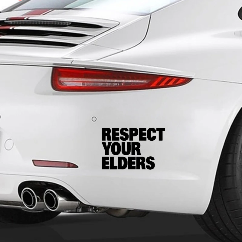 Vinyl Decal Sticker..Respect Your Elders..VW..Funny..Car Truck Window