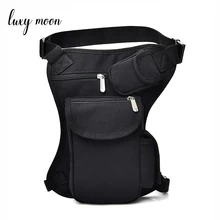 Камуфляжная Мужская парусиновая военная сумка для путешествий, поездок на мотоцикле и велосипеде, поясная сумка на бедро, сумка для ног унисекс, поясные сумки W700