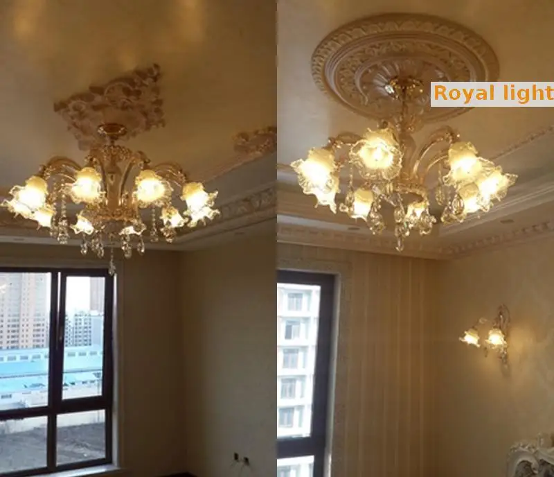 Домашняя Хрустальная подвесная люстра led Lustre cafe освещение покрытие K9 Потолочная