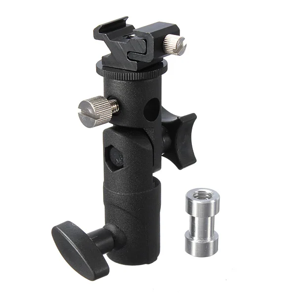

Professional Universal E Type Camera Flash Speedlite Mount Swivel Light Stand Bracket Umbrella Shoe Holder Standard Shoe Mount