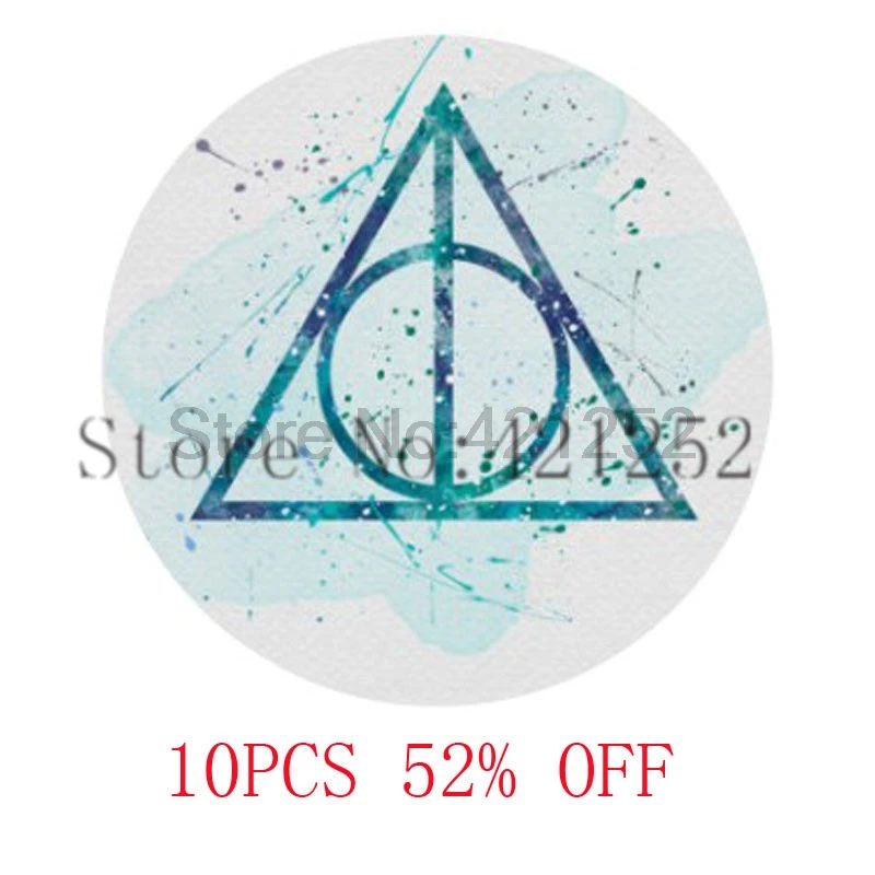 Resin Deathly hallows bookmark and keychain