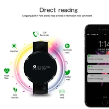 Мода 0.96 дюйма OLED Экран умный Браслет Поддержка Приборы для измерения артериального давления сердечного ритма Мониторы SMS напоминание с IOS телефона Android