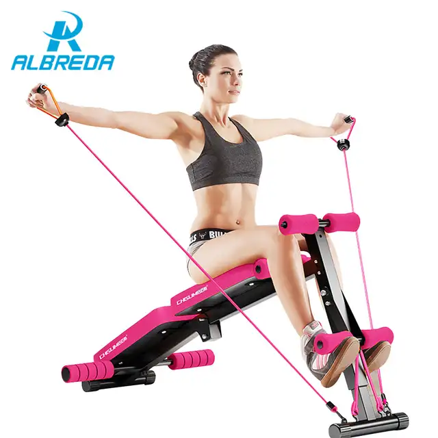 Online Shop Albreda New Sit Up Bench Fitness Equipment For Home