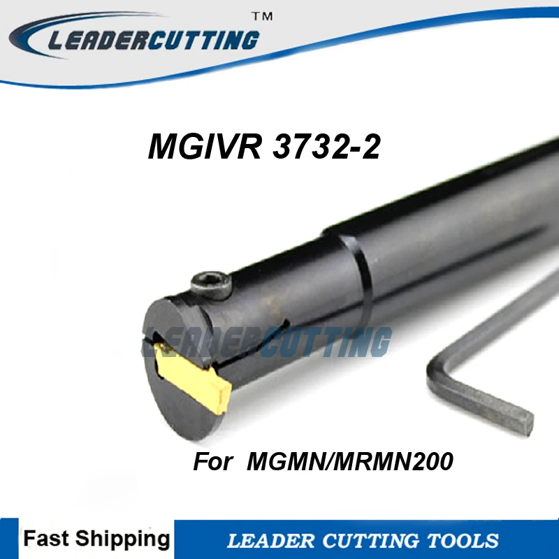 MGIVR3732 2 Turning tools, Internal Grooving Lathe Tool Holder,2.0 mm