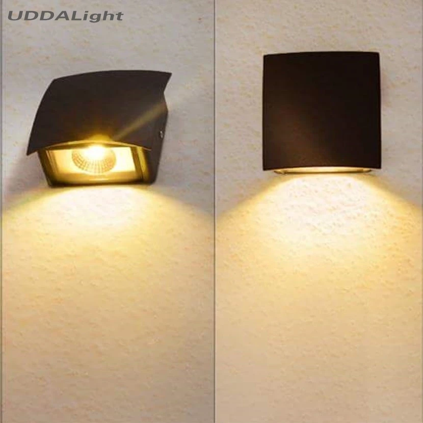wall lighting cob led 5w light wall black