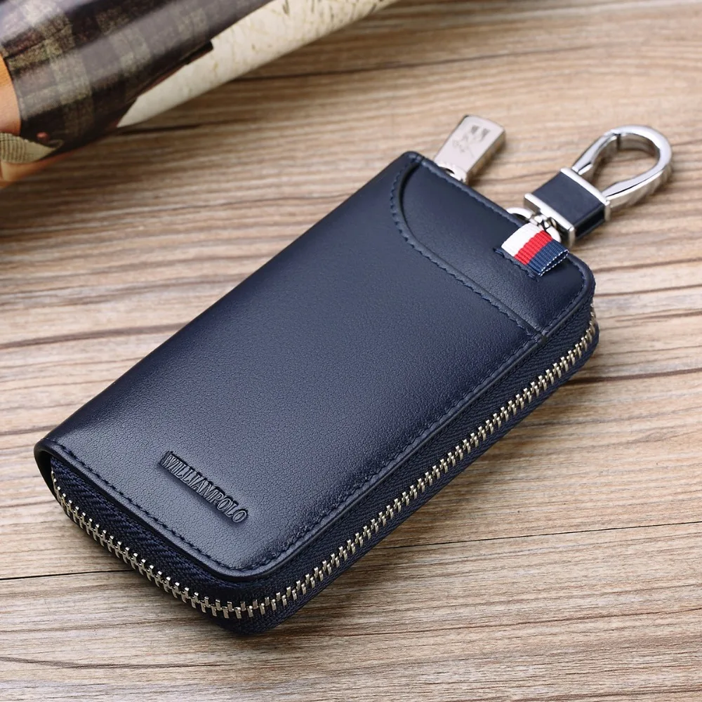 Key Card Holder Wallet / Mens Small CHange Wallet Pouch Leather With