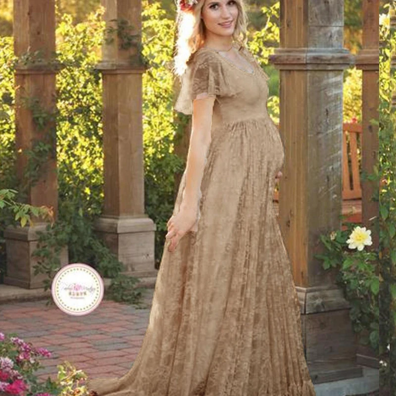 2017 Hot Sale Maternity Photography Props Pregnancy Wear Elegant Lace Party Evening Dress Maternity Clothing For Photo Shoots 2017 Hot Sale Maternity Photography Props Pregnancy Wear Elegant Lace Party Evening Dress Maternity Clothing For Photo Shoots