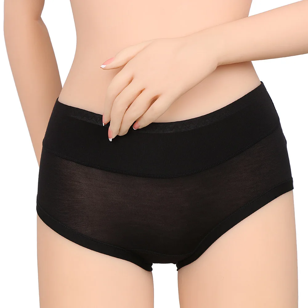 

1PC Sexy Health Tech Bamboo Fiber Antibacterial Women Underpants Briefs Underwear Lingerie Knickers L/XL/XXL/XXXL
