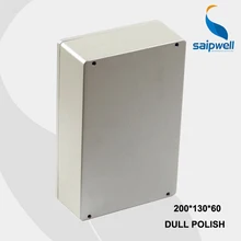 200*130*60mm Size Industrial Waterproof Aluminium Box / Electrical Aluminium Enclosure With CE,ROHS