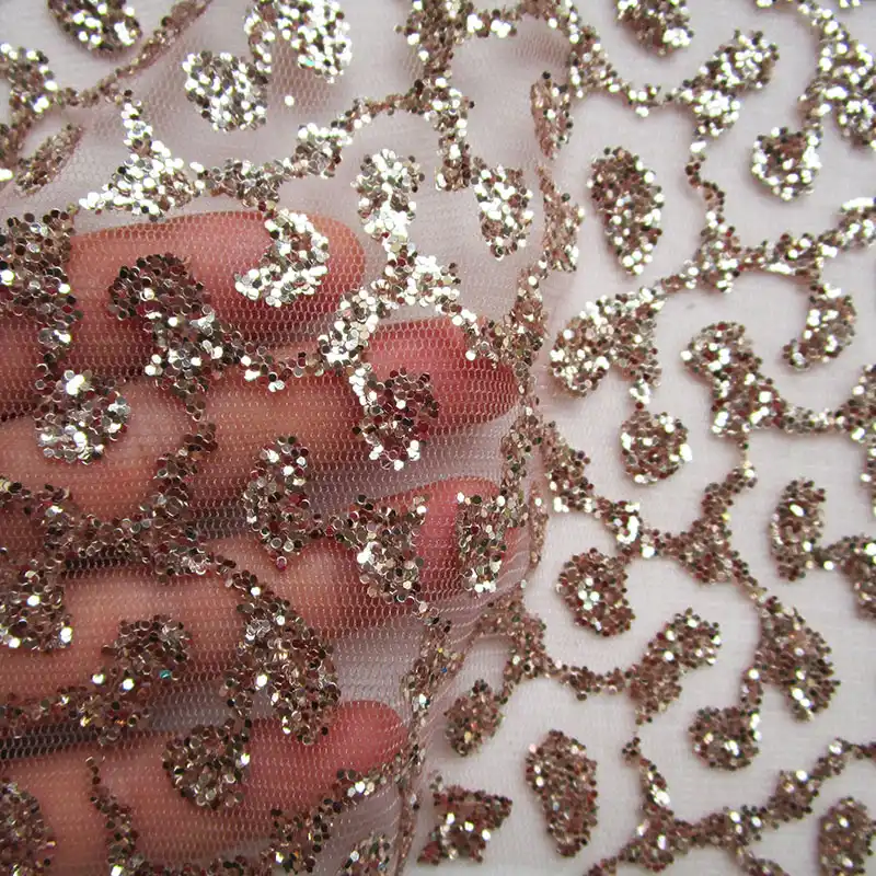 Shinning sequins lace fabric,Children/'s wear lace fabric,Lace fabric with bling bling for dress