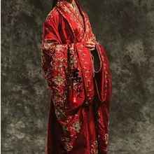 Экстраагент Роскошный традиционный костюм ханьфу красный свадебный костюм невесты ТВ Play Tong Que Tai The Assassins