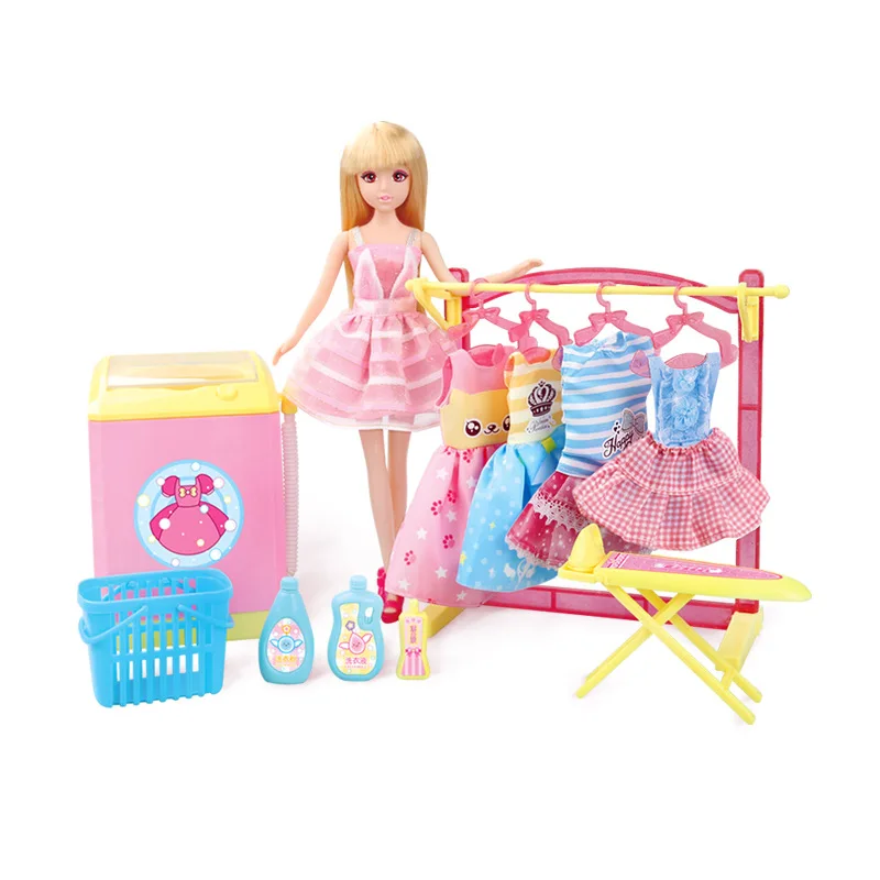 

Dream Laundry Princess Doll Set Big Gift Box Toy Play House Clothes Dress Up Girl Birthday Gift