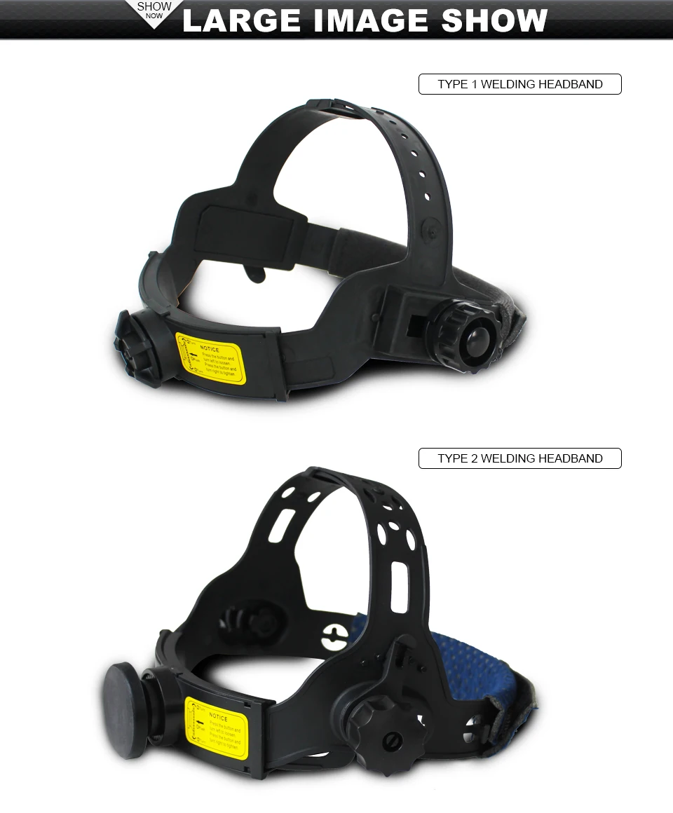 Respuesto soporte ajustable para máscara de soldadura de oscurecimiento automático