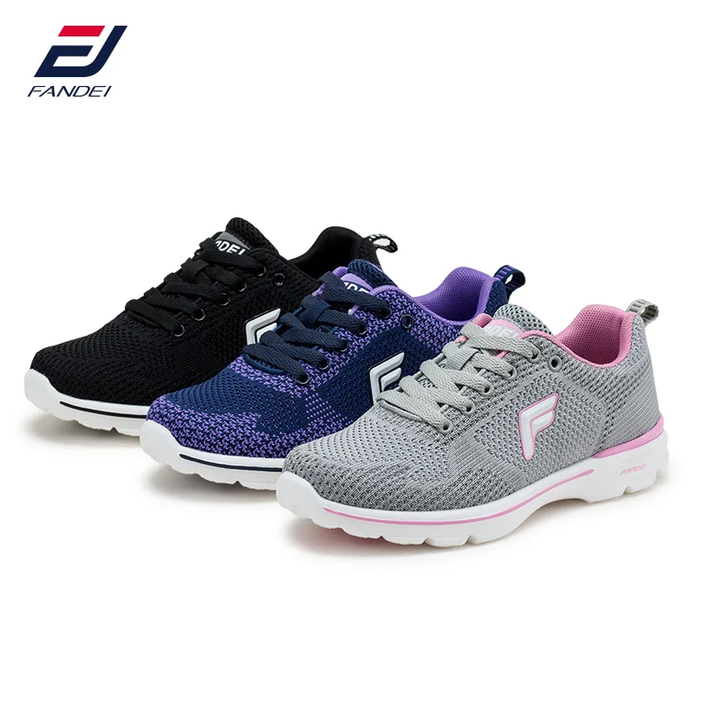 FANDEI Primavera de 2017 zapatillas de deporte de las mujeres de malla transpirable zapatos para correr de mujer amortiguación deporte Zapatos de mujer zapatillas de mujer deporte