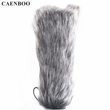 

CAENBOO Outdoor Windscreen Windshield Wind Protector Furry Fur Cover For BOYA BY-PVM1000L Voice Recording Record Pen Microphone