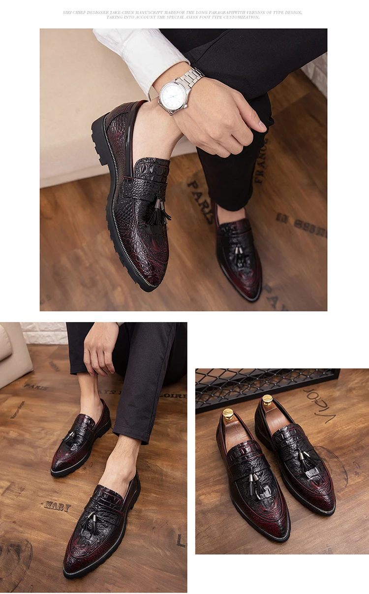 Модная мужская обувь; кожаная обувь; Мужские модельные туфли; свадебные туфли в деловом стиле; дизайнерские туфли-лодочки без застежки; кожаные туфли; вечерние модельные туфли