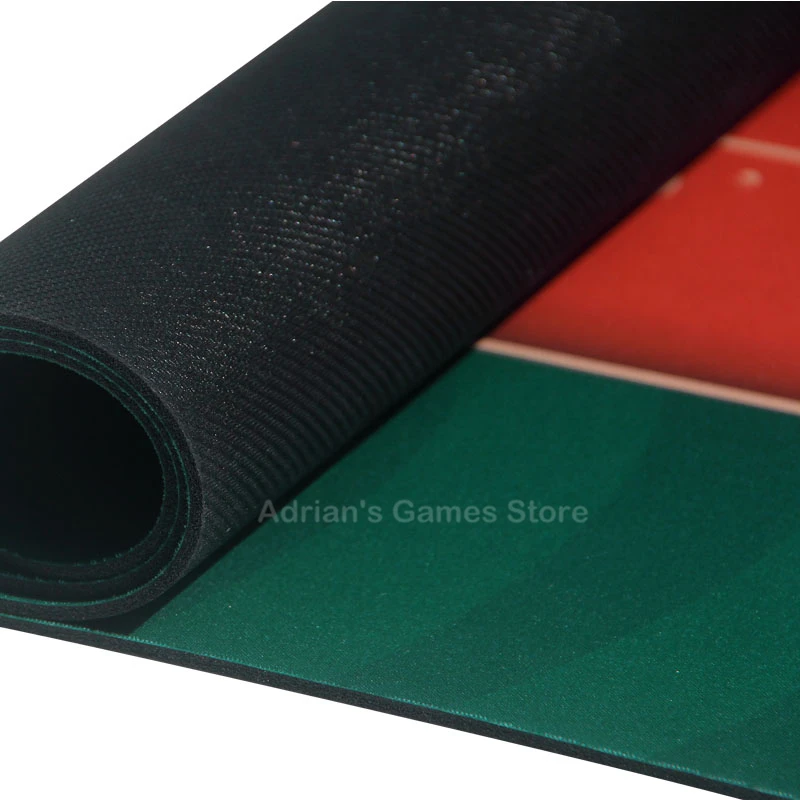 120*60cm Rubber Poker Table Cloth Texas Hold'em Poker Table Layouts