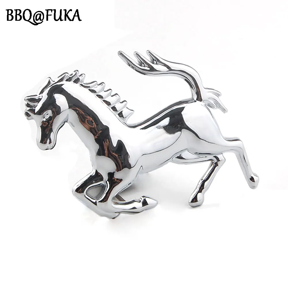 

BBQ@FUKA 3D Metal Horse Emblem Car Window Bumper Body Fender Sticker Emblem Logo Decal Fit For Ferrari
