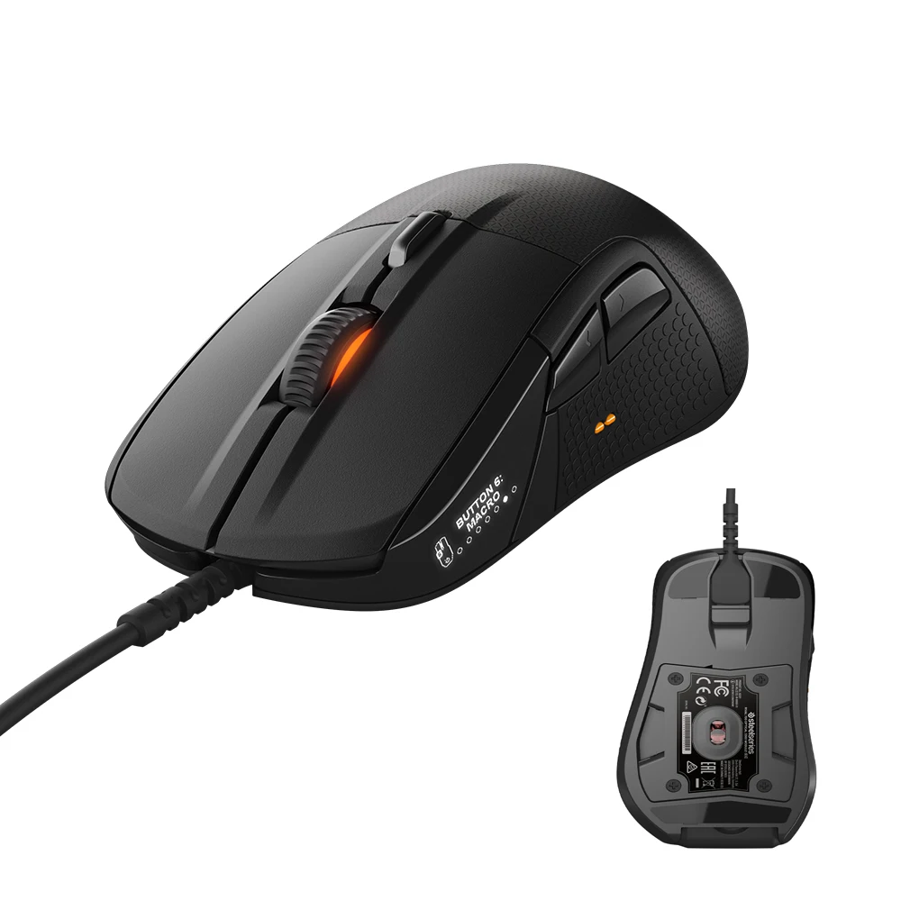 Original SteelSeries Rival 700 Gaming Mouse Mice USB Wired 6500 DPI Optical Mouse Black Edition